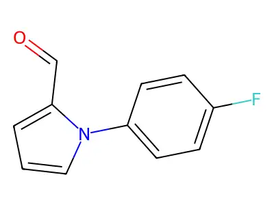 1-(4-fluorophenyl)-1H-pyrrole-2-carbaldehyde structure
