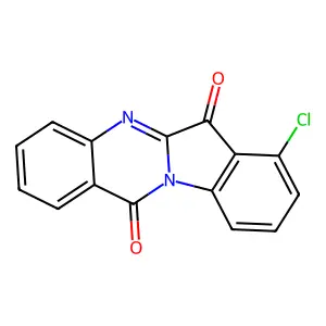 7-Chloroindolo[2,1-b]quinazoline-6,12-dione structure