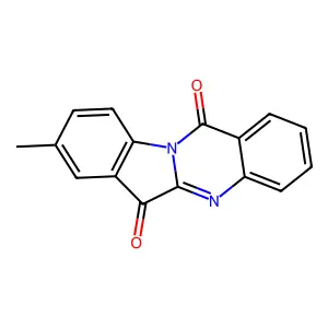 8-Methylindolo[2,1-b]quinazoline-6,12-dione structure