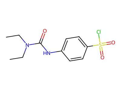 4-(3,3-Diethyl-ureido)-benzenesulfonyl chloride structure