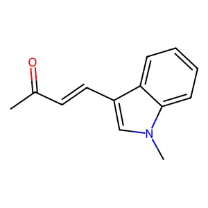 4-(1-methyl-1H-indol-3-yl)but-3-en-2-one structure