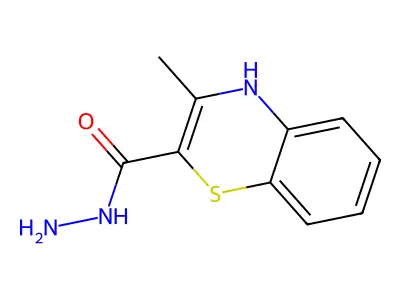 3-methyl-4H-1,4-benzothiazine-2-carbohydrazide structure