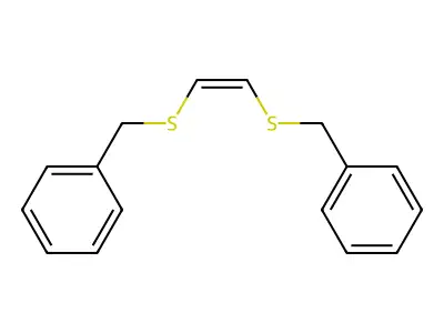 cis-1,2-Bis(benzylthio)ethylene structure