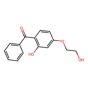 2-羟基-4-(2-羟乙氧基)二苯甲酮 structure