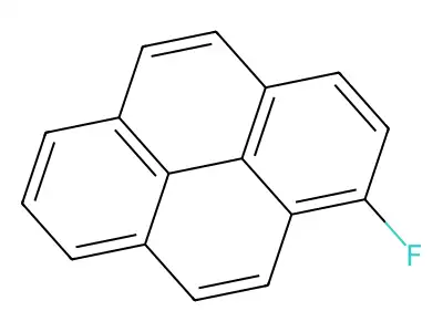 Pyrene, 1-fluoro- structure