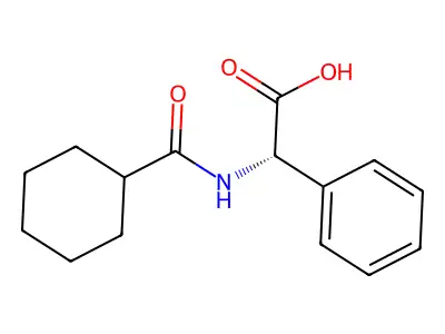 N-Cyclohexanoyl-2-phenylglycine structure