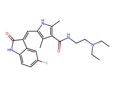 Sunitinib structure