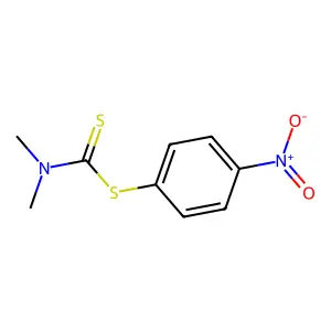4-硝基苯基二甲基二硫代氨基甲酸酯 structure