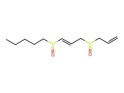 1-(3-Prop-2-enylsulfinylprop-1-enylsulfinyl)pentane structure