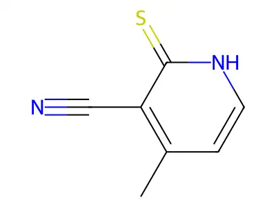 2-MERCAPTO-4-METHYLNICOTINONITRILE structure