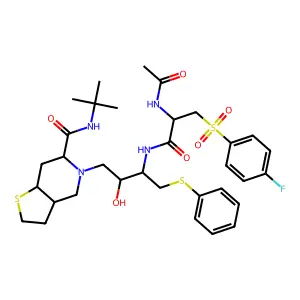 Saquinavir/Nelfinavir deriv. 20 structure
