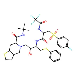 Saquinavir/Nelfinavir deriv. 22 structure