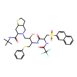 Saquinavir/Nelfinavir deriv. 26 structure