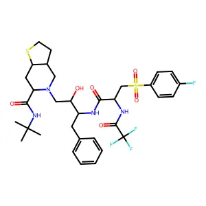 Saquinavir/Nelfinavir deriv. 21 structure