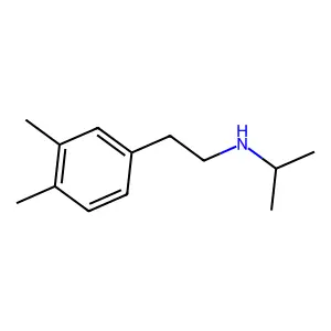 N-(3,4-二甲基苯乙基)丙-2-胺 structure