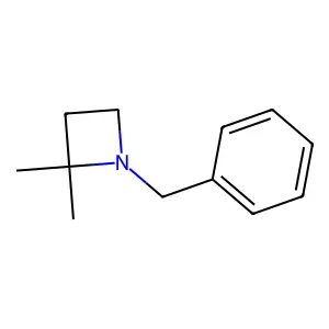 1-Benzyl-2,2-dimethylazetidine structure