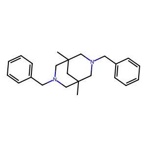 3,7-Dibenzyl-1,5-dimethyl-3,7-diazabicyclo[3.3.1]nonane structure
