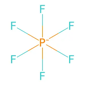 六氟磷酸鹽 structure