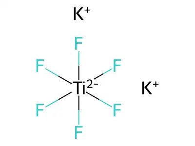 氟钛酸钾 structure