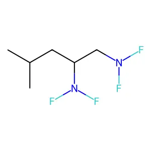 N,N,N',N'-四氟-4-甲基-1,2-戊二胺 structure