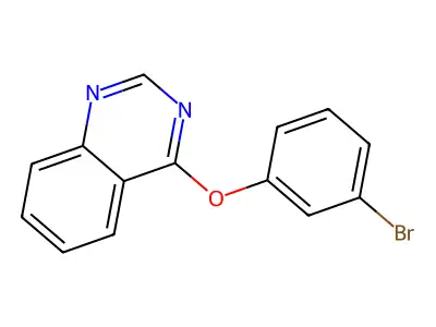 Quinazoline, 4-(3-bromophenoxy)- structure