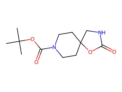 Tert-butyl 2-oxo-1-oxa-3,8-diazaspiro[4.5]decane-8-carboxylate structure