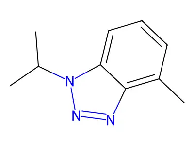4-Methyl-1-propan-2-ylbenzotriazole structure