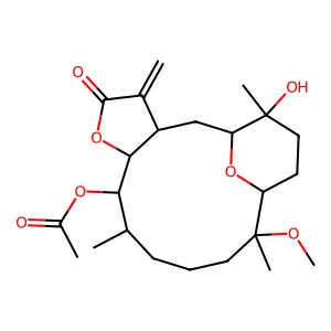 Uprolide G acetate structure