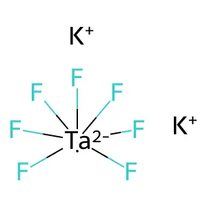 氟钽酸钾 structure
