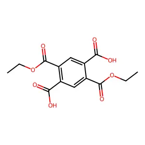 1,2,4,5-苯四甲酸-1,4-二乙酯 structure