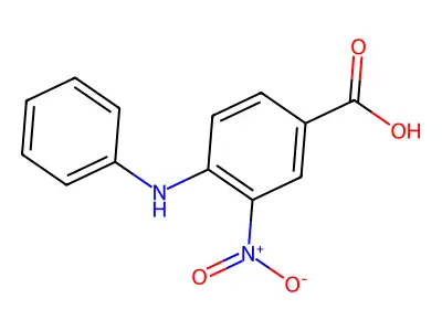 4-Anilino-3-nitrobenzoic acid structure