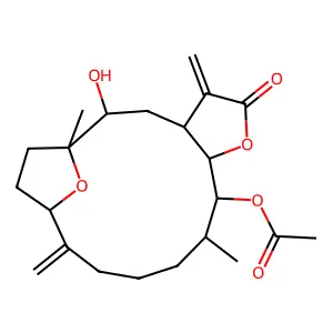 Uprolide E acetate structure