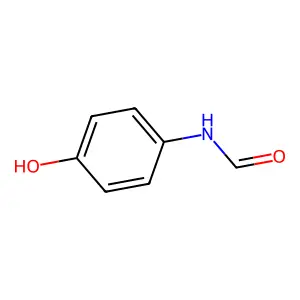 4-甲酰氨基苯酚 structure