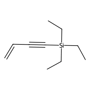 4-Triethylsilylbut-1-en-3-yne structure