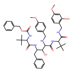 Cbz-Val-NHPhCH2-Statine deriv. structure