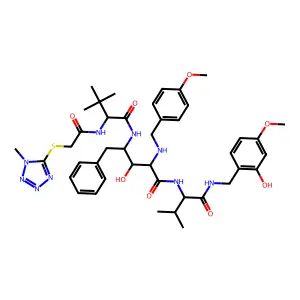 Cbz-Val-NHPhCH2-Statine deriv. structure