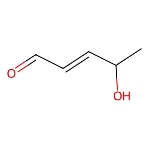 4-Hydroxy-2-pentenal structure