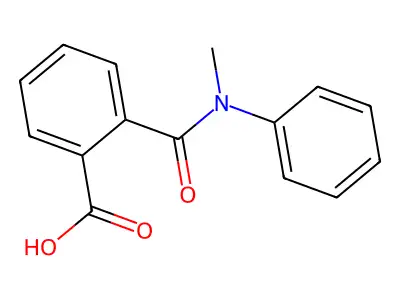 2-[Cyclohexyl(methyl)carbamoyl]benzoic acid structure