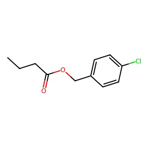 (4-Chlorophenyl)methyl butanoate structure