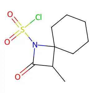 1-Chlorosulfonyl-3-methyl-1-azaspiro[3.5]nonan-2-one structure