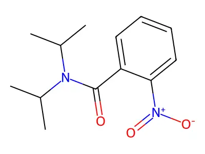 2-nitro-N,N-di(propan-2-yl)benzamide structure