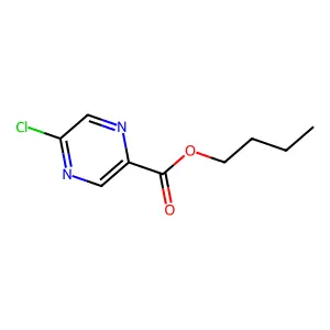 Butyl 5-chloropyrazine-2-carboxylate structure