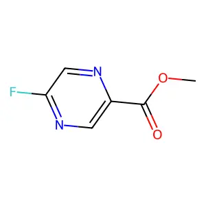Methyl 5-fluoropyrazine-2-carboxylate structure