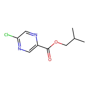 5-Chloro-pyrazine-2-carboxylic acid isobutyl ester structure