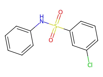 3-chloro-N-phenylbenzenesulfonamide structure