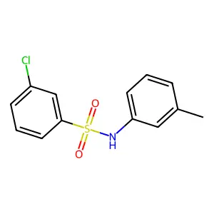 3-chloro-N-(3-methylphenyl)benzene-1-sulfonamide structure