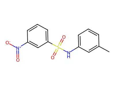 N-(3-methylphenyl)-3-nitrobenzenesulfonamide structure