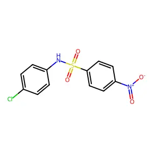 N-(4-Chlorophenyl)-4-nitrobenzenesulfonamide structure