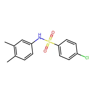 4-氯-N-(3,4-二甲基苯基)苯磺酰胺 structure