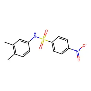 N-(3,4-Dimethylphenyl)-4-nitrobenzenesulfonamide structure